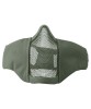 Recon Half Face Mesh Mask Olive Green with Cheek Pads Kombat UK