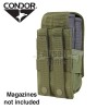 Single M14 Magazine Pouch (holds 2 mags) OD Green CONDOR
