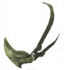 Half Face Mesh Skull Mask Green with Double Strap NUPROL