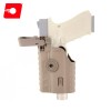 Light Bearing TAN Holster for Glock (EU) Series on Rotating Paddle NUPROL