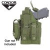 Ambidextrous MOLLE Holster for Glock Black CONDOR