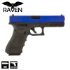 EU18C Full Auto Pistol Two Tone Blue GBB Raven