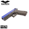 EU18C Full Auto Pistol Two Tone Blue GBB Raven