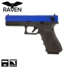 EU18C Full Auto Pistol Two Tone Blue GBB Raven