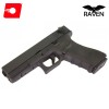 EU18C Black Full Auto Pistol GBB Raven