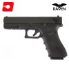 EU18C Black Full Auto Pistol GBB Raven