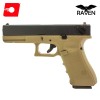 EU18C Tan Full Auto Pistol GBB Raven