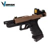 EU18C Tan with Red Dot BDS Optic Full Auto Pistol GBB VORSK