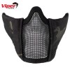 Half Face Mesh Mask VCAM Black with Cheek Pads Viper Tactical