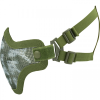 Half Face Mesh Skull Mask Green Viper Tactical