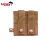 Double Pistol Mag Plate Pouch Coyote Viper Tactical