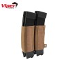 VX Double SMG Mag Sleeve Pouch Dark Coyote Viper Tactical