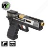 EU17 Hi-Speed 2T (CNC Aluminium Slide) Full Metal Pistol GBB WE