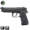 M9A1 with Rail & Adjustable Hop Up Full Metal Pistol GBB WE