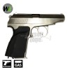 Makarov MKV Silver Pistol GBB WE