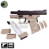 XDM 3.8 Compact Pistol Tan (2 magazines) GBB WE