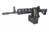 CM16 LMG Stealth M4 with 2500 Round Box Magazine M-Lok AEG G&G