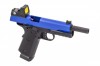 Hi-Capa R14 Railed Two Tone Blue Pistol with BDS Red Dot GBB Raven
