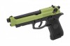 R9 Green Slide Pistol GBB Raven