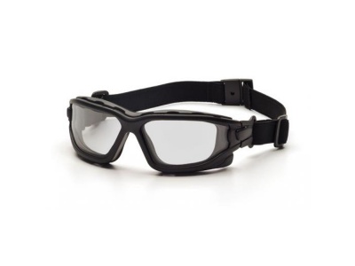 Clear Dual Lens Tactical Protective Glasses Black ASG