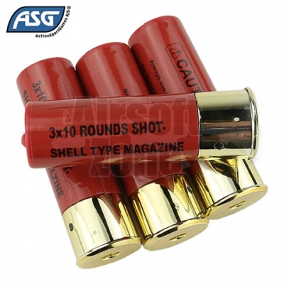 30rnd Shotgun Shells (pack of 4) for Burst Shotguns ASG