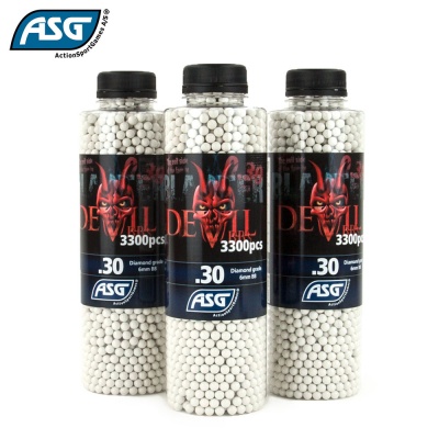 3x Blaster Devil 0.30g BBs Bottle of 3300 ASG