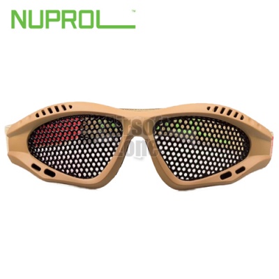 Shades Wire Mesh Goggles Tan NUPROL