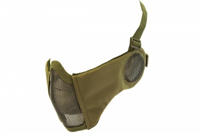 Half Face Mesh Mask Green V3 with Double Strap & Ear Protection NUPROL
