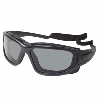 NP Defence Pro's Black Protective Glasses Smoked NUPROL
