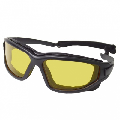 NP Defence Pro's Black Protective Glasses Yellow NUPROL