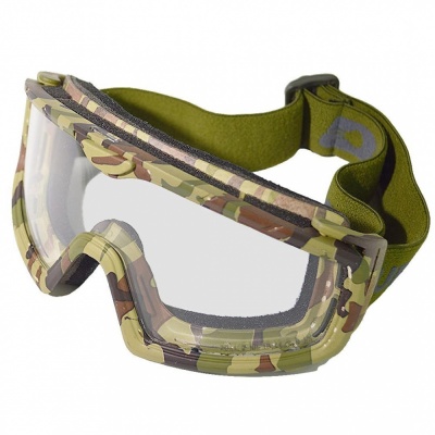 NP Battle Visor Camo Protective Goggles Clear NUPROL