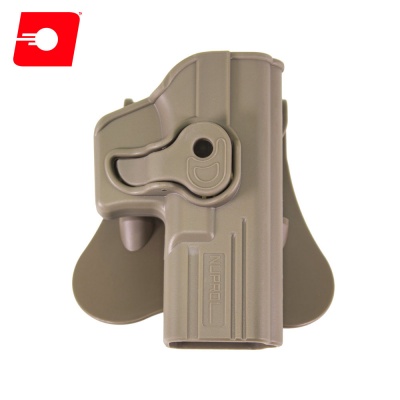 Retention TAN Holster for Glock Series on Rotating Paddle NUPROL