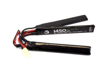 11.1V 1450mAh 25C LiPo Crane Stock Battery (Deans) NUPROL