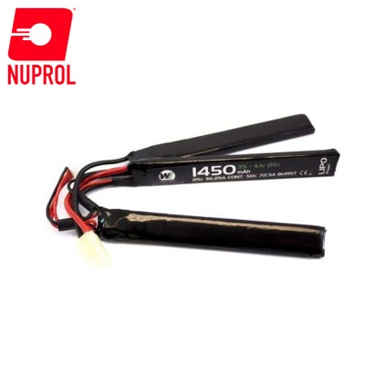 11.1V 1450mAh 25C LiPo Crane Stock Battery (mini Tamiya) NUPROL