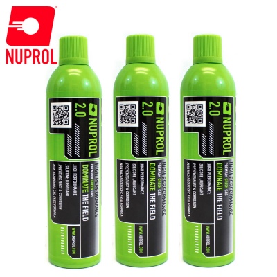 3x Nuprol 2.0 Premium Green Gas 420ml (300g) NUPROL