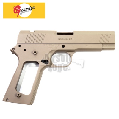 Aluminium Slide and Frame for MARUI Desert Warrior 4.3 (TAN) Guarder