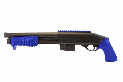 DE M401 Spring Action Shotgun Two Tone Blue