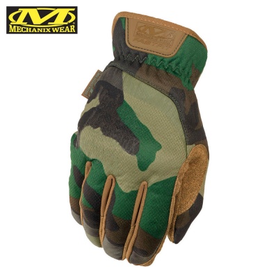 FastFit Woodland Tactical Gloves Mechanix