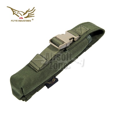 Single Flare Pouch OD Green MOLLE FLYYE