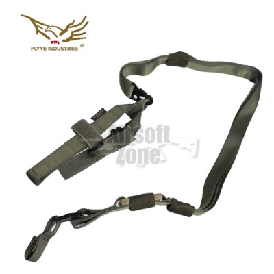 Tactical Three Point Sling OD Green FLYYE