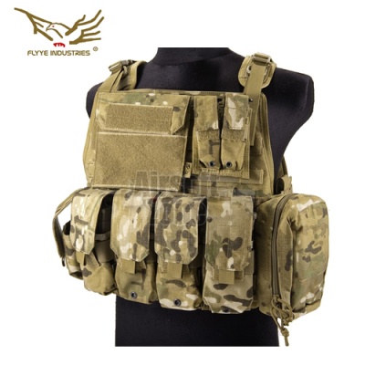 PC Style MOLLE Plate Carrier with Pouch Set Multicam FLYYE