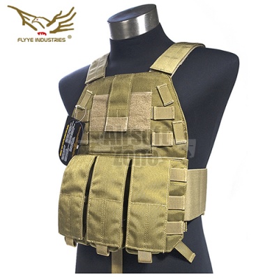 Delta Tactical Mesh MOLLE Vest Khaki FLYYE - Airsoft Zone UK