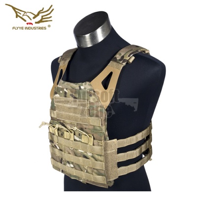 JPC Style Light MOLLE Plate Carrier with dummy plates Multicam FLYYE