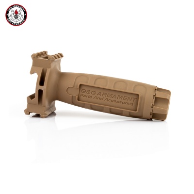 RIS Railed Front Grip Tan G&G