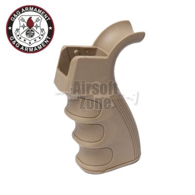 Tactical AEG Grip with Heat Sink for GR16 Series (Tan) G&G