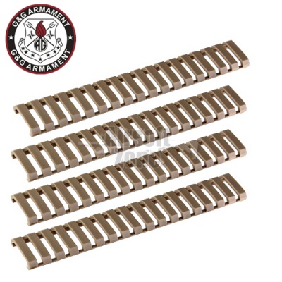 Ladder Rail Panel Cover Desert Tan (set of 4) G&G