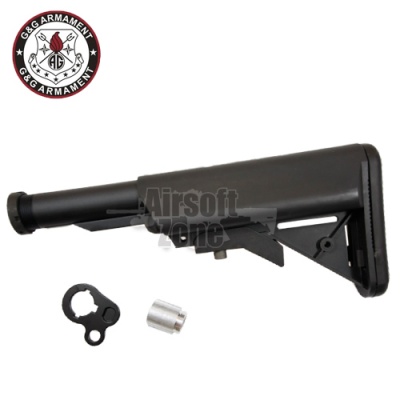 M4 Crane Stock with Stock Tube for GR16 Black (QD Battery Type) G&G