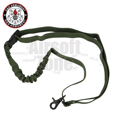 Single Point Bungee Rifle Sling OD Green G&G