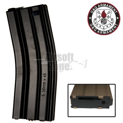 M4 / M16 Magazine 450rnd Hi-Cap 416 Style Black G&G