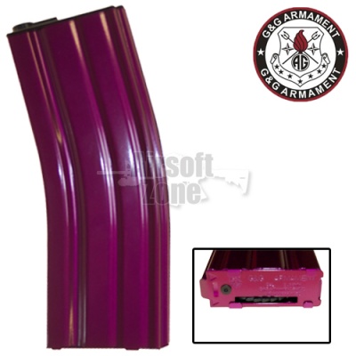 M4 / M16 Magazine 450rnd Hi-Cap Pink G&G